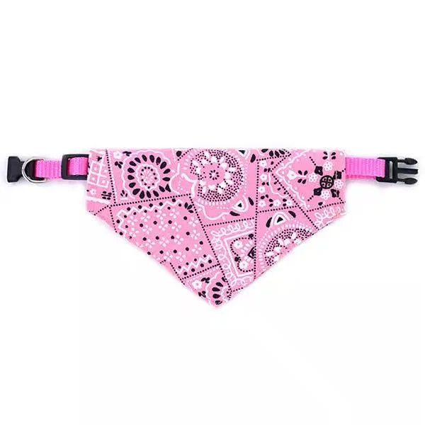 Paisley pet bandana in Pink