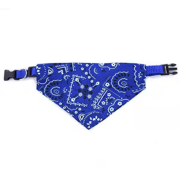 Paisley pet bandana in Blue
