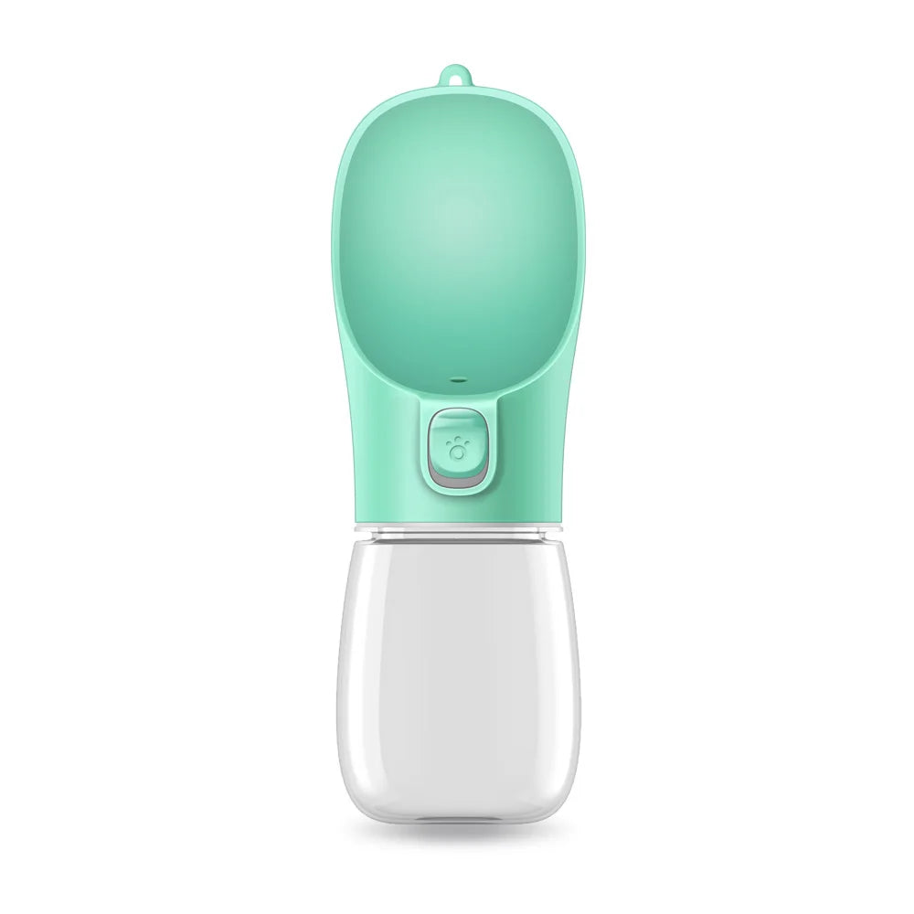 Walkabout dog water bottle in Green
