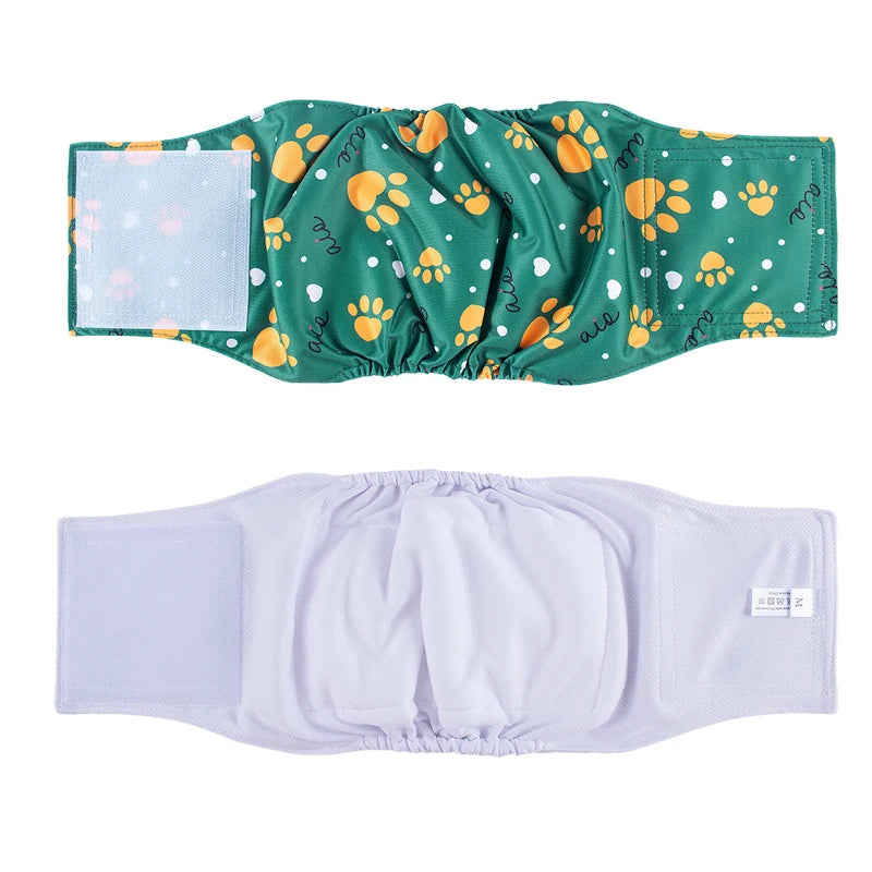 Belly band outer print and inner lining
