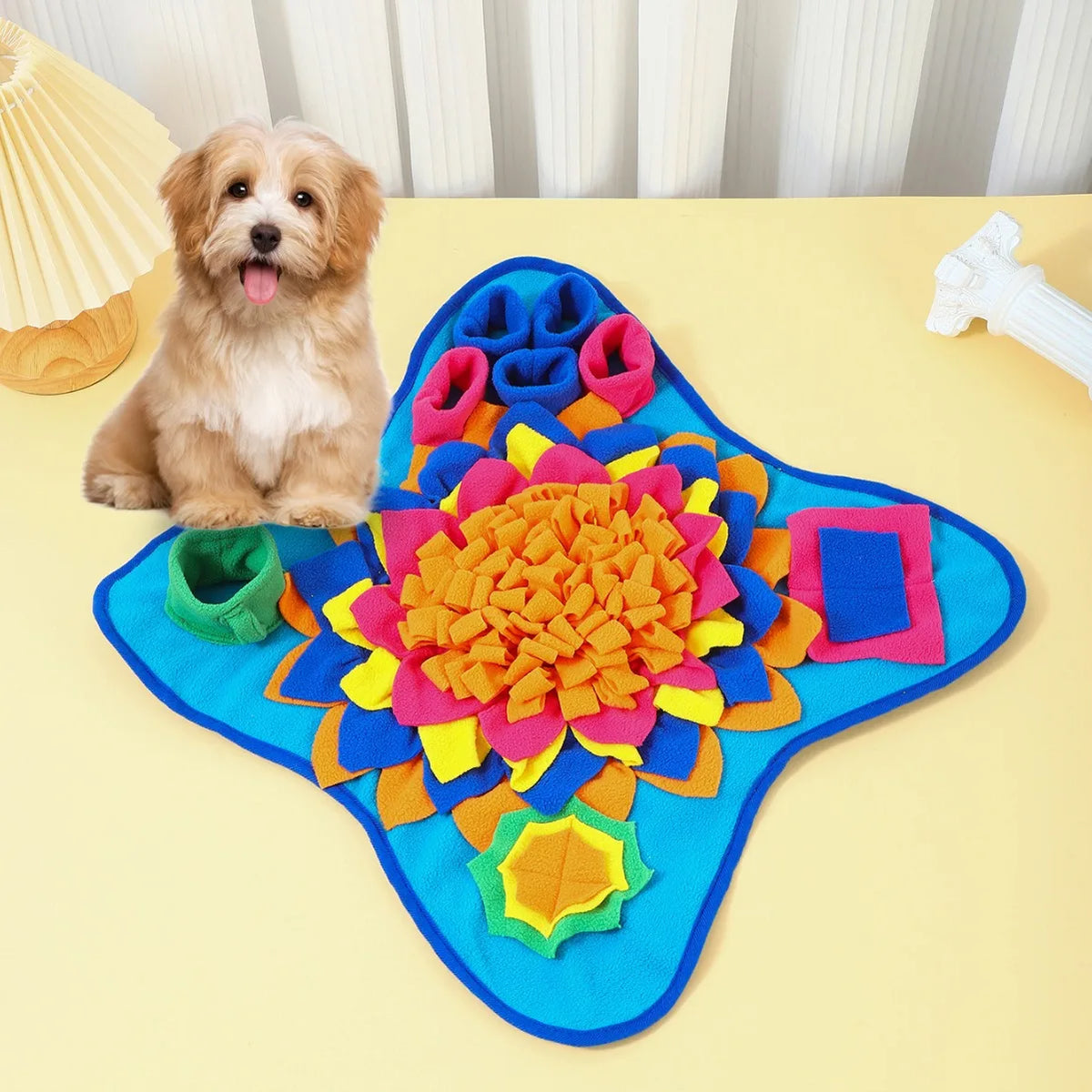 Forage & Find snuffle mat in Ocean Blue