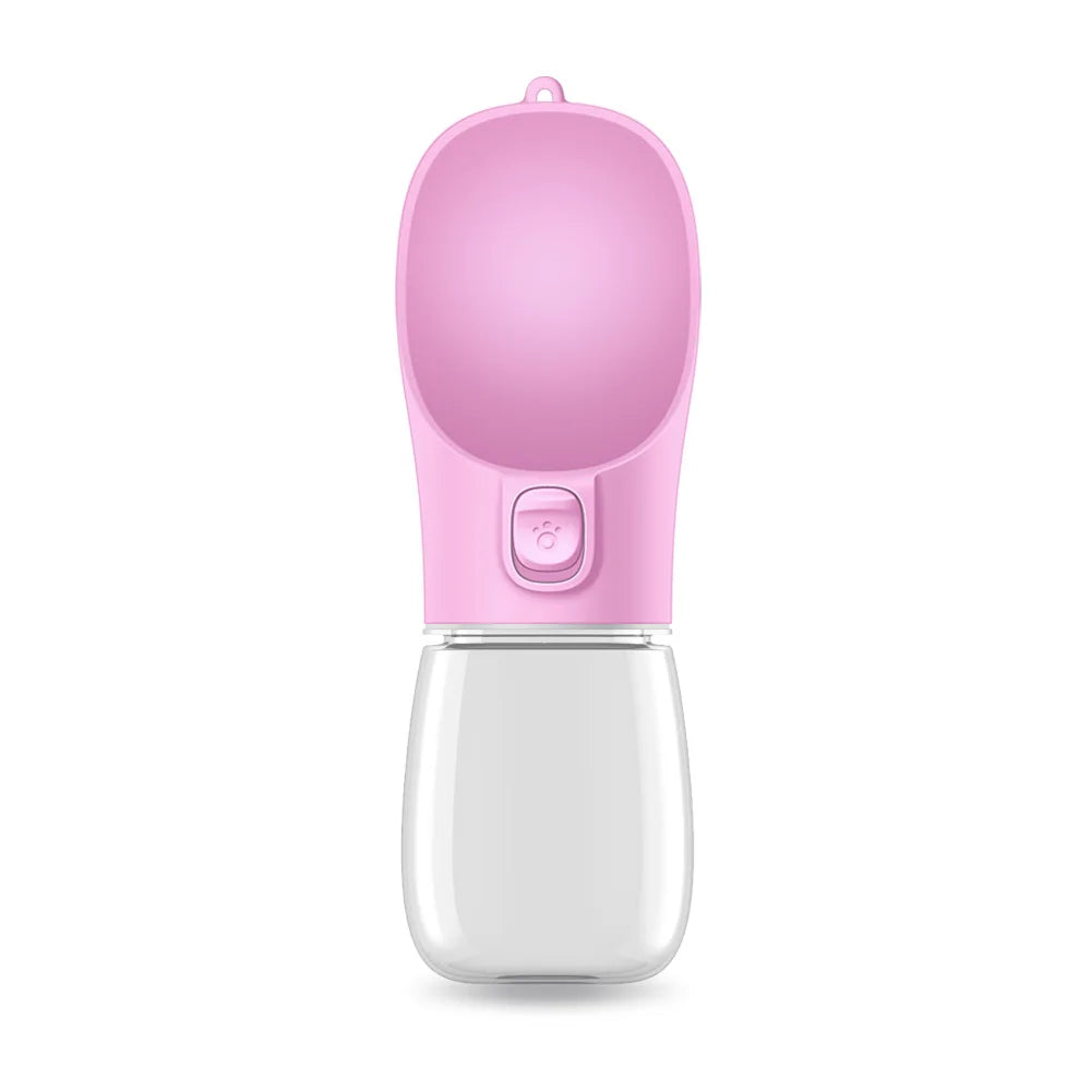 Walkabout dog water bottle in Pink